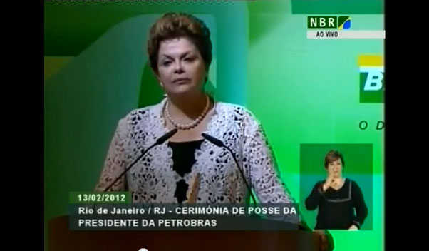 Confira a cerimônia de posse da nova presidenta da Petrobrás, Maria das Graças Silva Foster