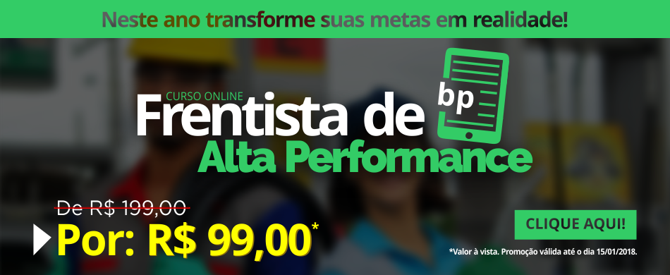 banner promoção curso de frentista