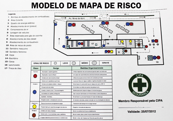 Mapa de Risco – Saiba como deve ser realizado.