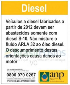 Aviso Diesel S-10