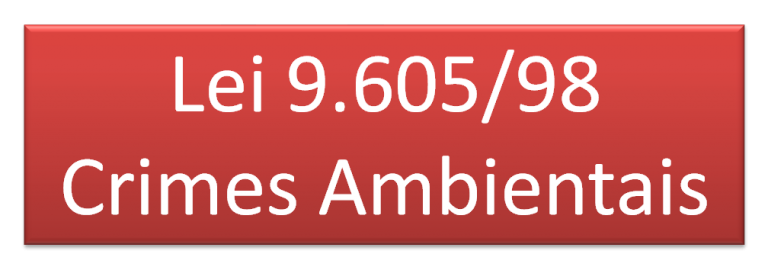 Lei 9605 – Crimes Ambientais