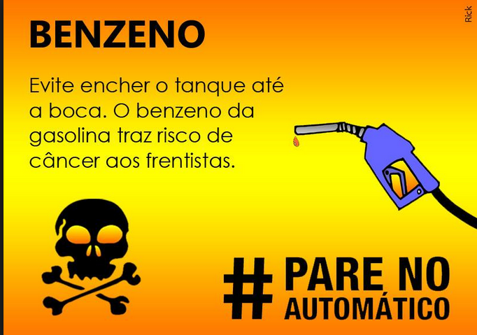 Encher o tanque do carro acima do limite aumenta chances de frentistas terem câncer.