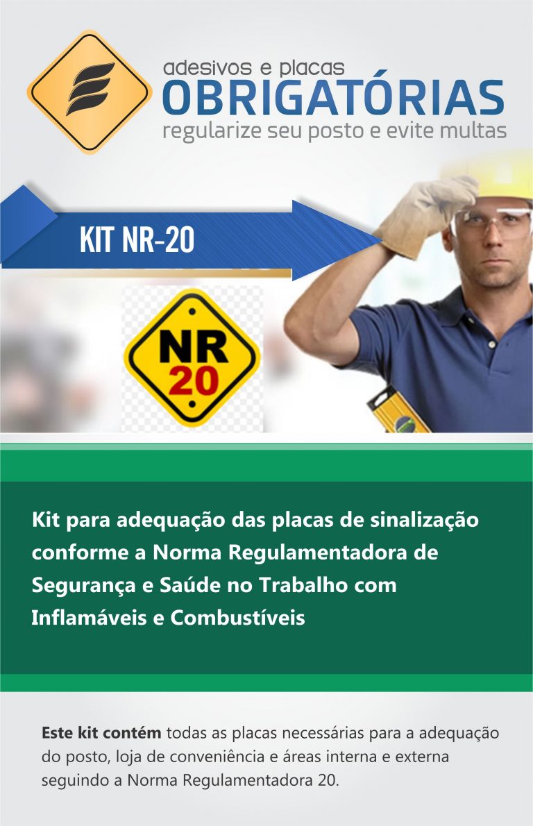 Novo Kit de Sinalização para adequação da NR 20