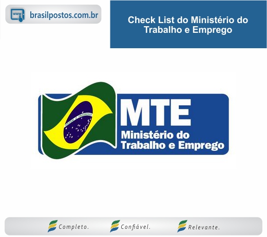 Check List do Ministério do Trabalho e Emprego