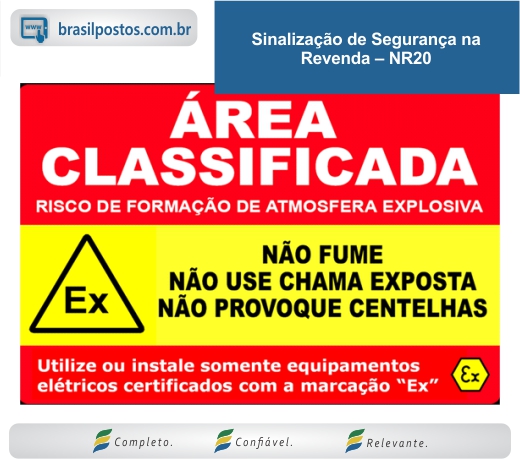 Sinalização de Segurança na Revenda – NR20