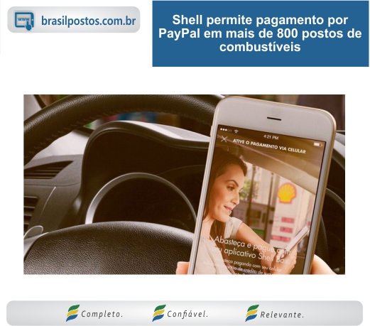 Shell permite pagamento por PayPal em mais de 800 postos de combustíveis
