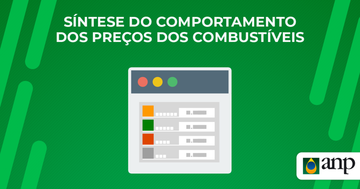 ANP divulga síntese do comportamento dos preços dos combustíveis