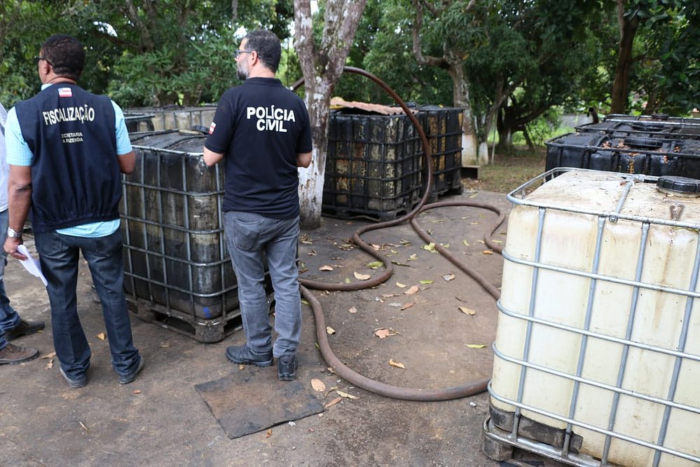 Operação desmonta centro para adulteração de combustíveis
