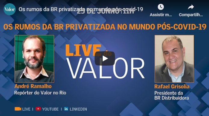 LIVE : Consumo de diesel já recuperou nível pré-crise, diz presidente da BR Distribuidora . Assista