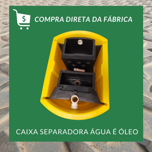 Caixa separadora de água e óleo com frete grátis e preço promocional