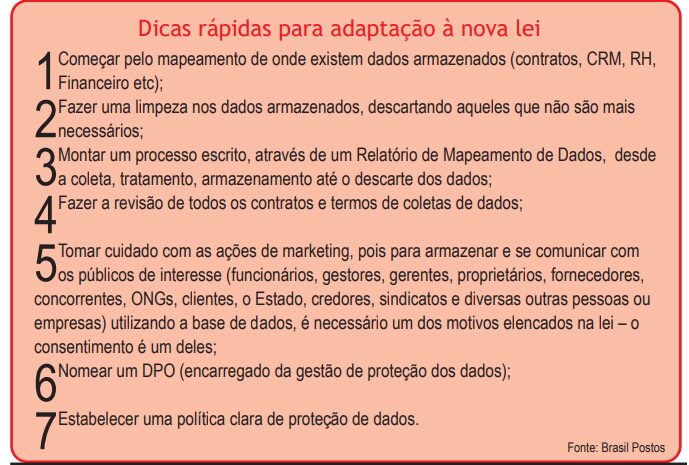 Lgpd: A Gestão De Dados Pessoais Nunca Foi Tão Importante LGPD: A gestão de dados pessoais nunca foi tão importante