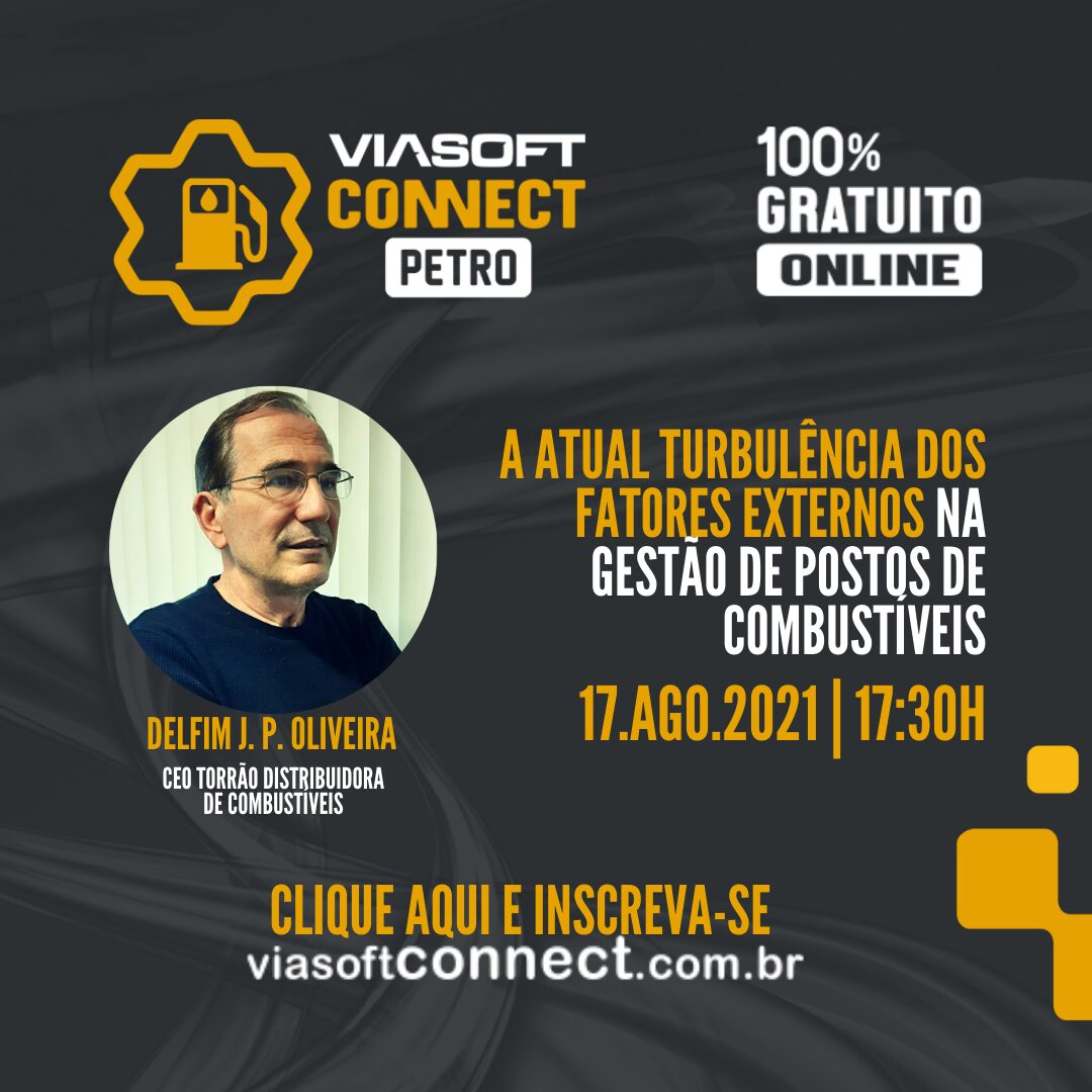 Viasoft Connect Petro - Evento online e 100% gratuito promovido pela Viasoft
