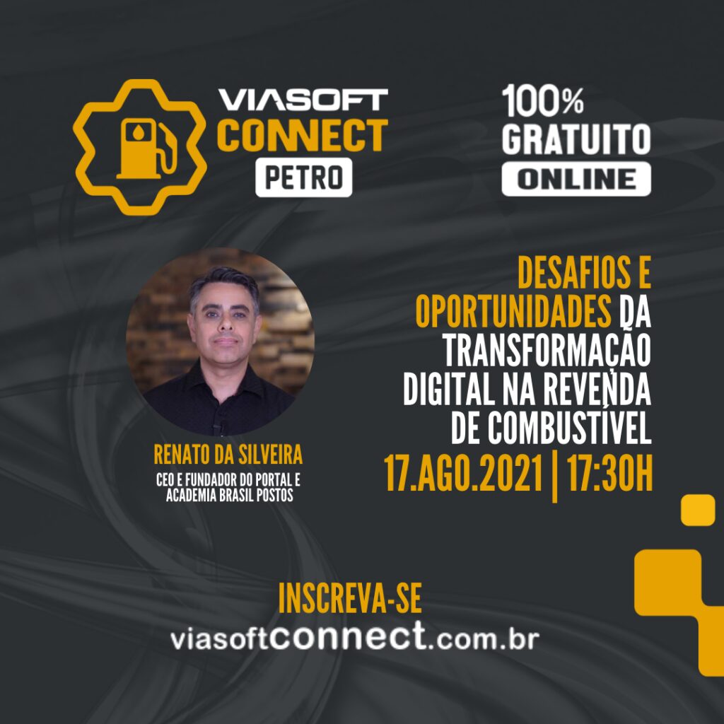 Viasoft Connect Petro - Evento online e 100% gratuito promovido pela Viasoft