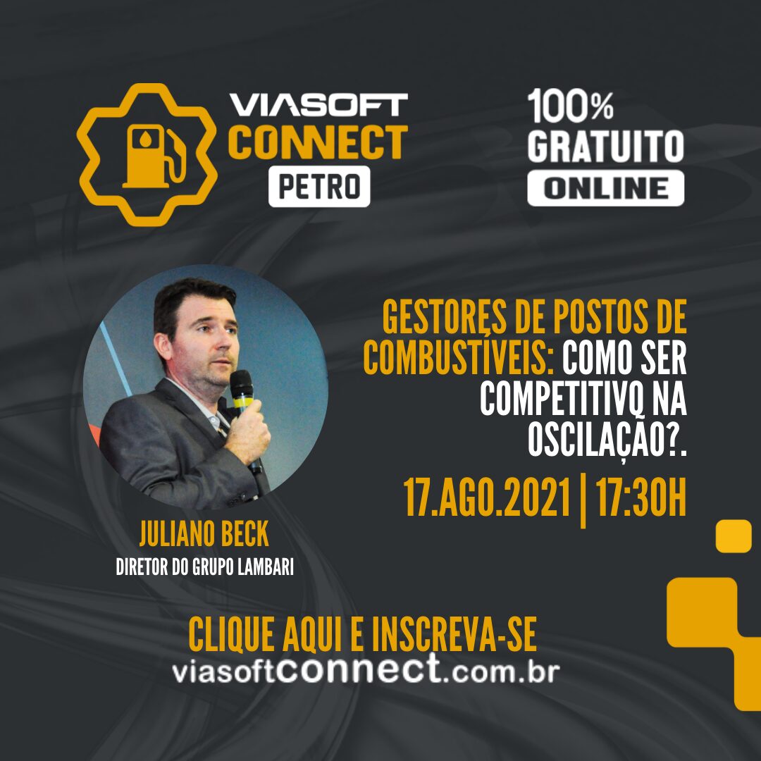Viasoft Connect Petro - Evento online e 100% gratuito promovido pela Viasoft