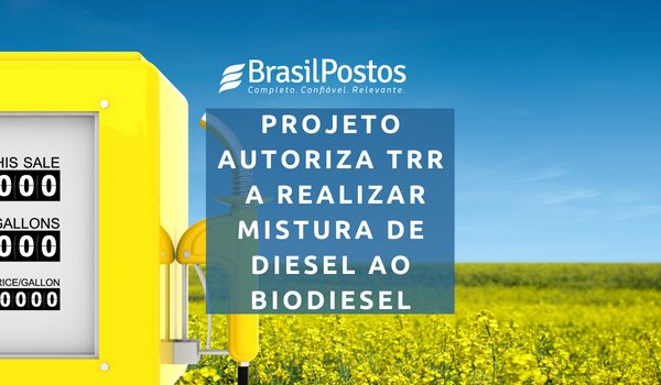 Projeto autoriza transportador-revendedor a realizar mistura de diesel ao biodiesel
