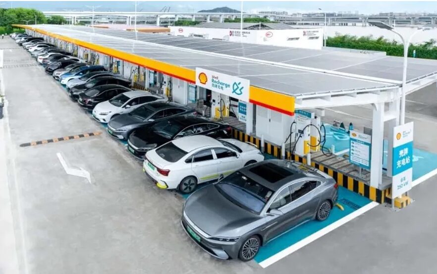 BYD e Shell inauguram maior estação de recarga de carros elétricos do mundo