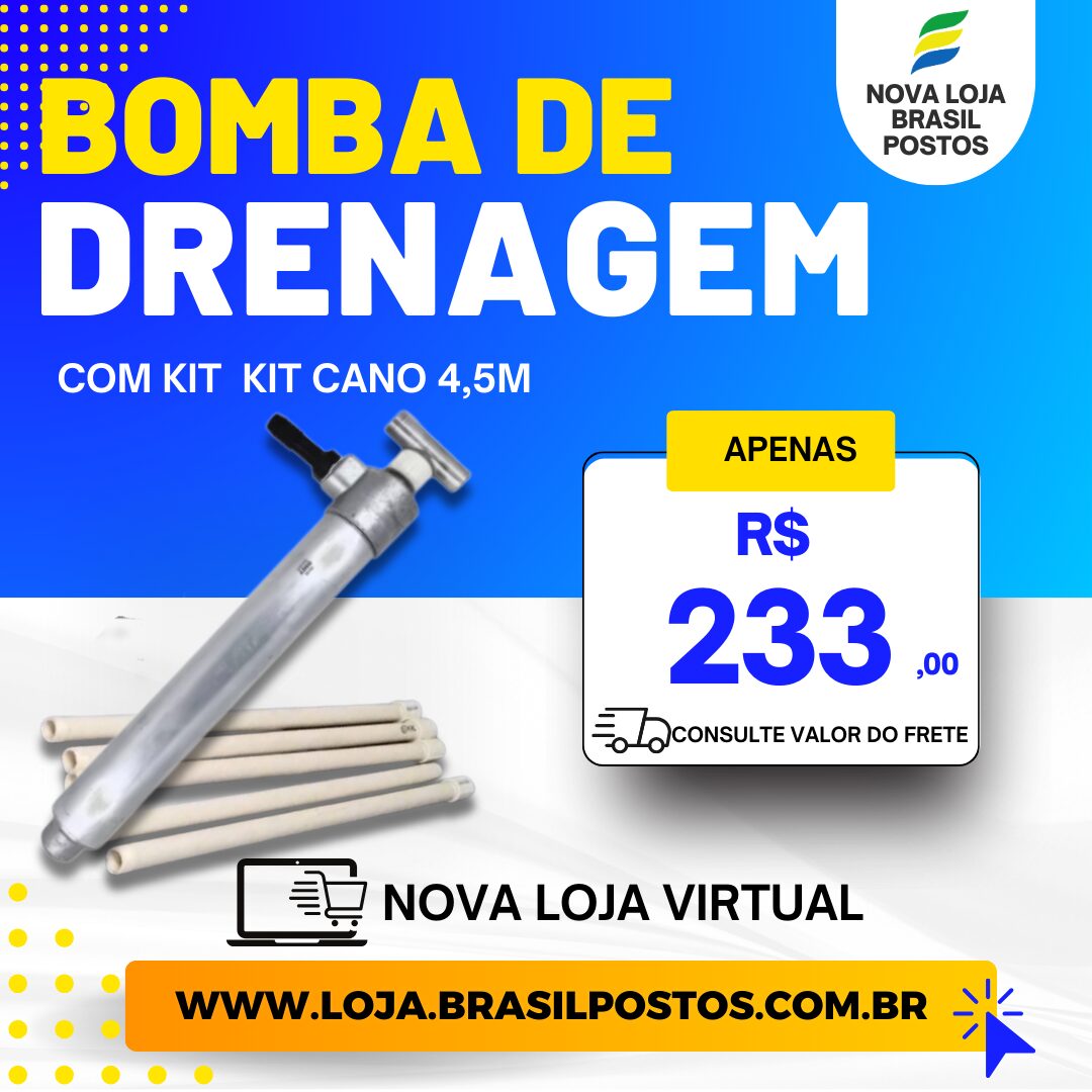 Compre a Bomba de Dreno na Loja Brasil Postos