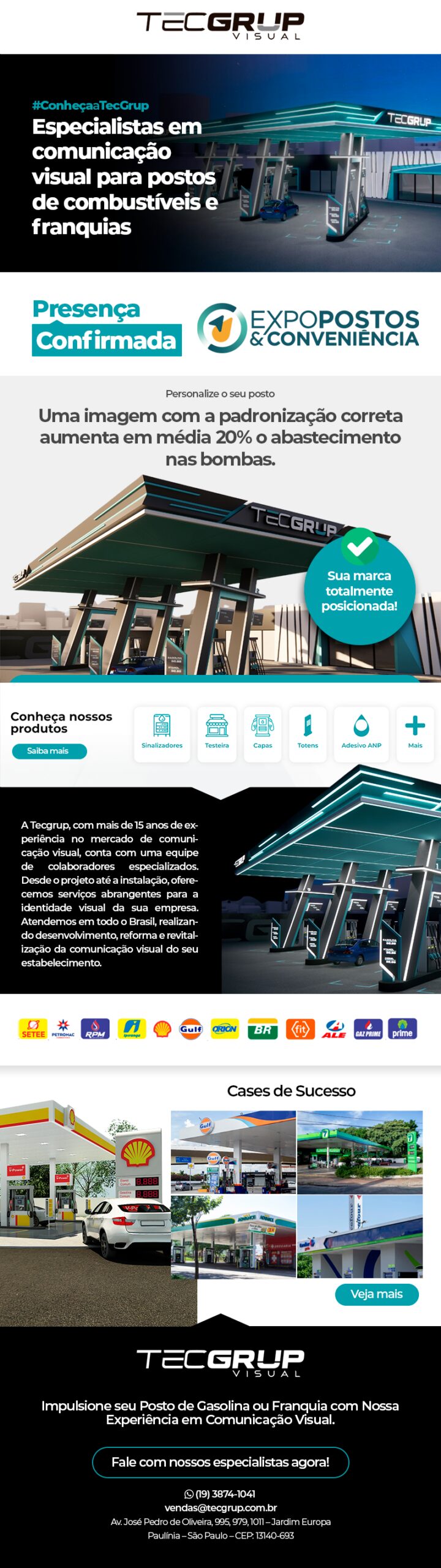 Tecgrup - Especialista Em Comunicação Visual Para Postos De Combustiveis E Franquias TECGRUP - Especialista em comunicação visual para postos de combustiveis e franquias