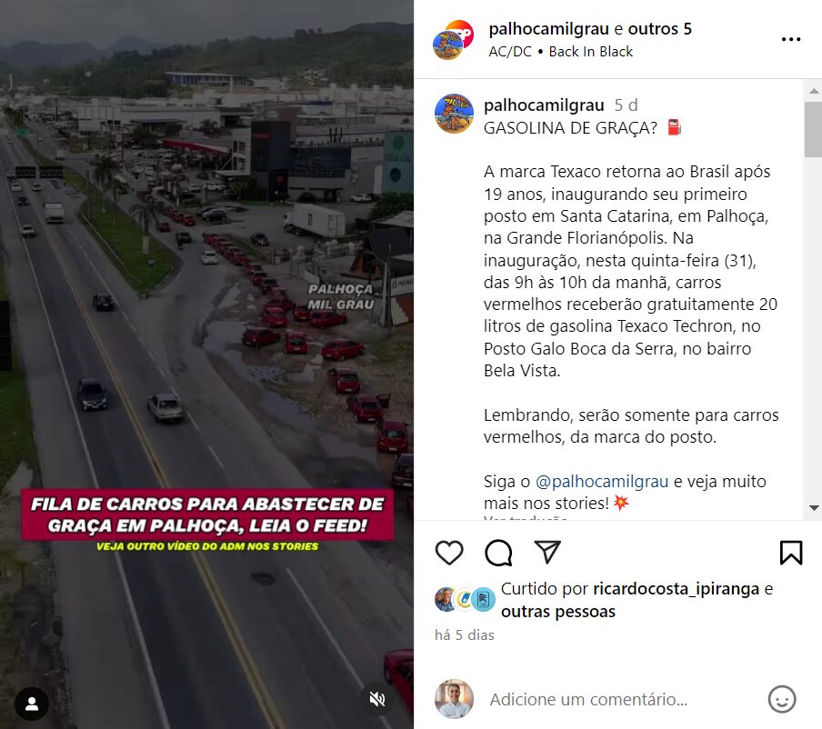 VIDEO E FOTOS: Rede Texaco volta ao Brasil após 16 anos