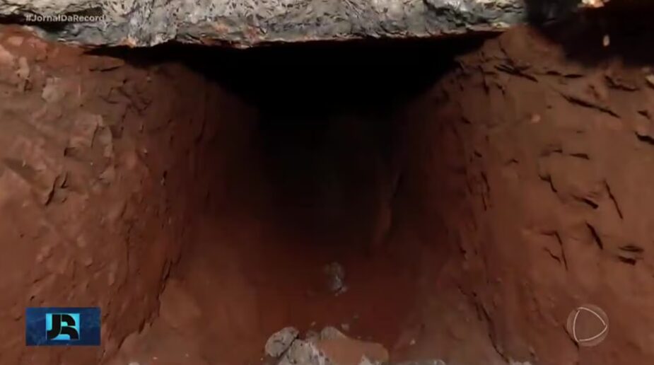 Túnel entre posto de combustíveis e banco é descoberto por pedreiros em Sumaré