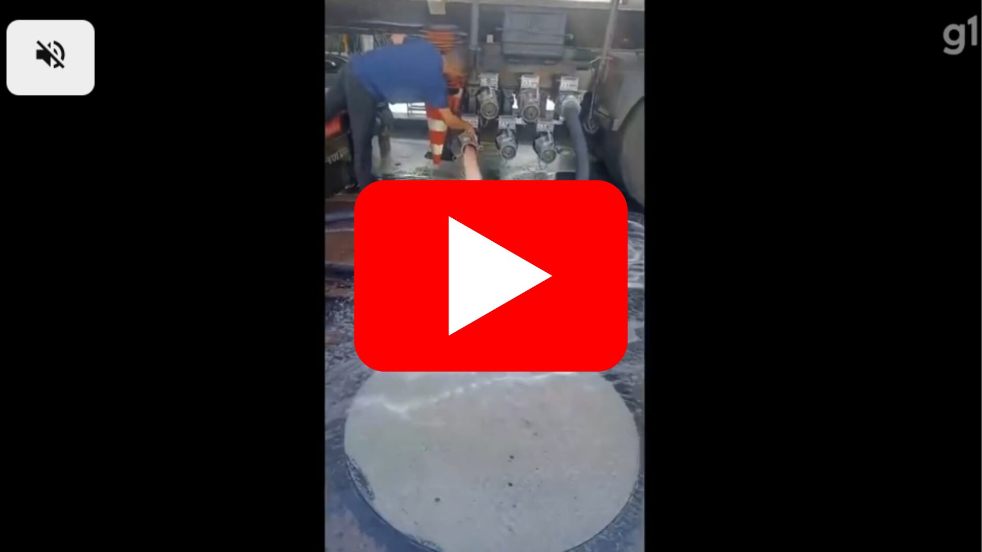 Cerca de 4 mil litros de gasolina vazam de caminhão em posto no Lago Sul; veja VÍDEO