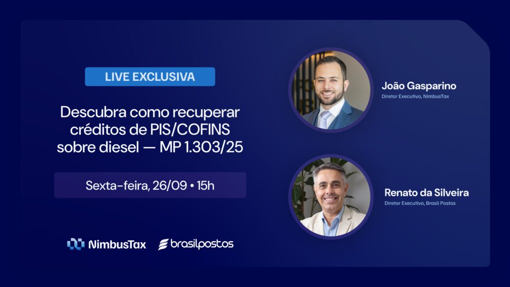 Assista Agora : 📈Live Exclusiva : Pis/Cofins Diesel: Mp 1.303 Abre Oportunidade Para Revendedores Com Janela De Urgência ASSISTA AGORA : 📈LIVE EXCLUSIVA : PIS/COFINS DIESEL: MP 1.303 abre oportunidade para revendedores com janela de urgência