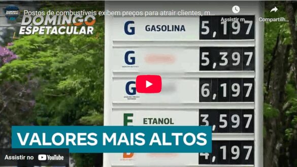 VÍDEO: Postos de combustíveis exibem preços para atrair clientes, mas valor real na bomba é diferente