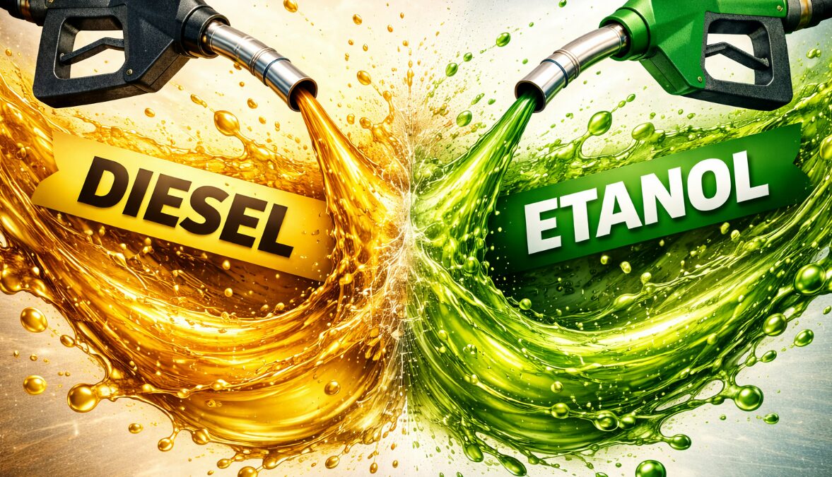 Depois do flex gasolina, Brasil testa motor diesel que também queima etanol — e isso pode mudar tudo!