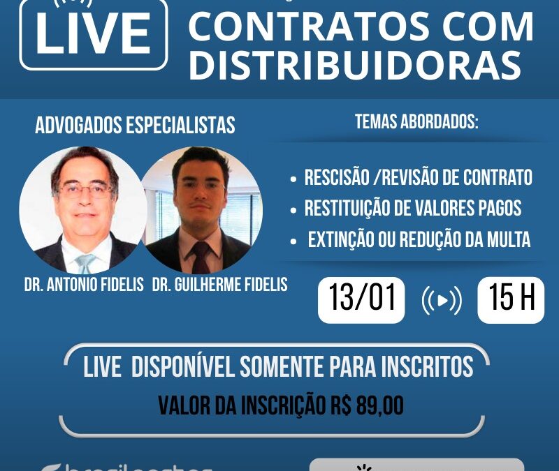 Brasil Postos anuncia live com especialista sobre contratos de exclusividade e multas com distribuidoras