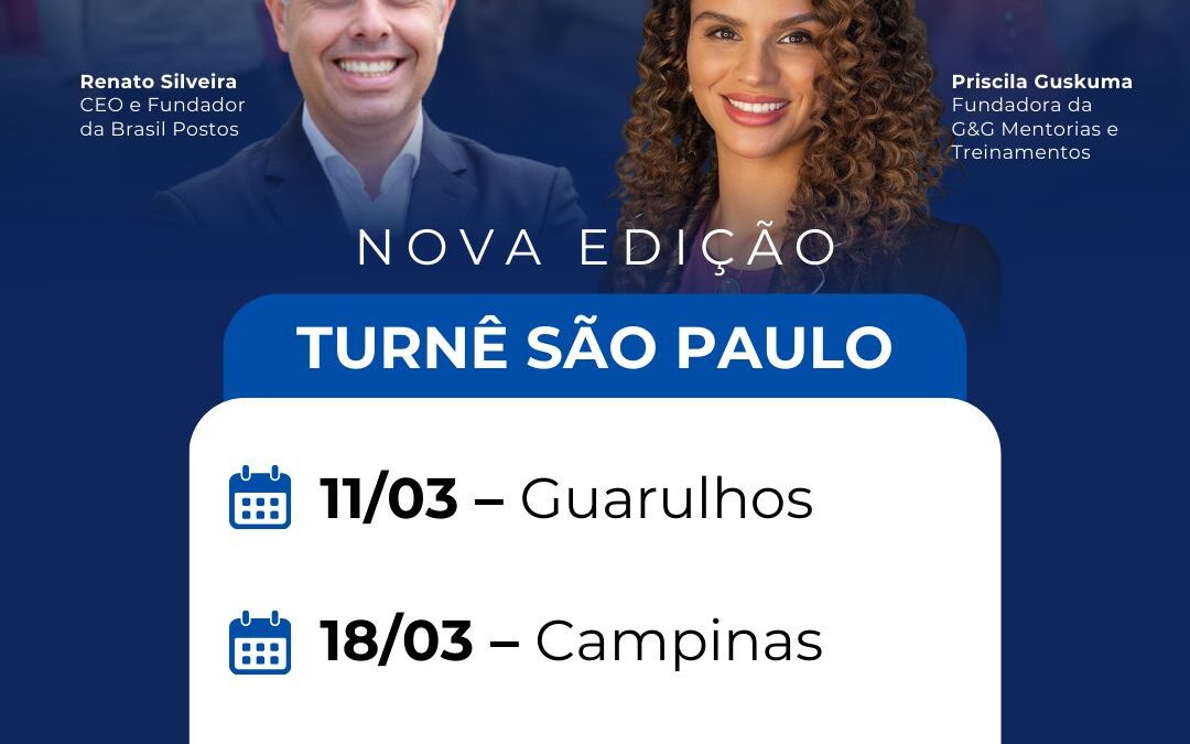 Brasil Postos anuncia Turnê São Paulo do treinamento presencial “O Melhor Gerente do Mundo”