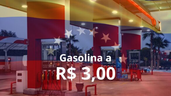 Posto na fronteira com Venezuela vende gasolina a R$ 3 e atrai brasileiros