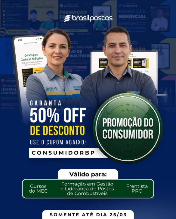 Semana do Consumidor impulsiona qualificação no setor de combustíveis com até 50% de desconto em cursos EAD