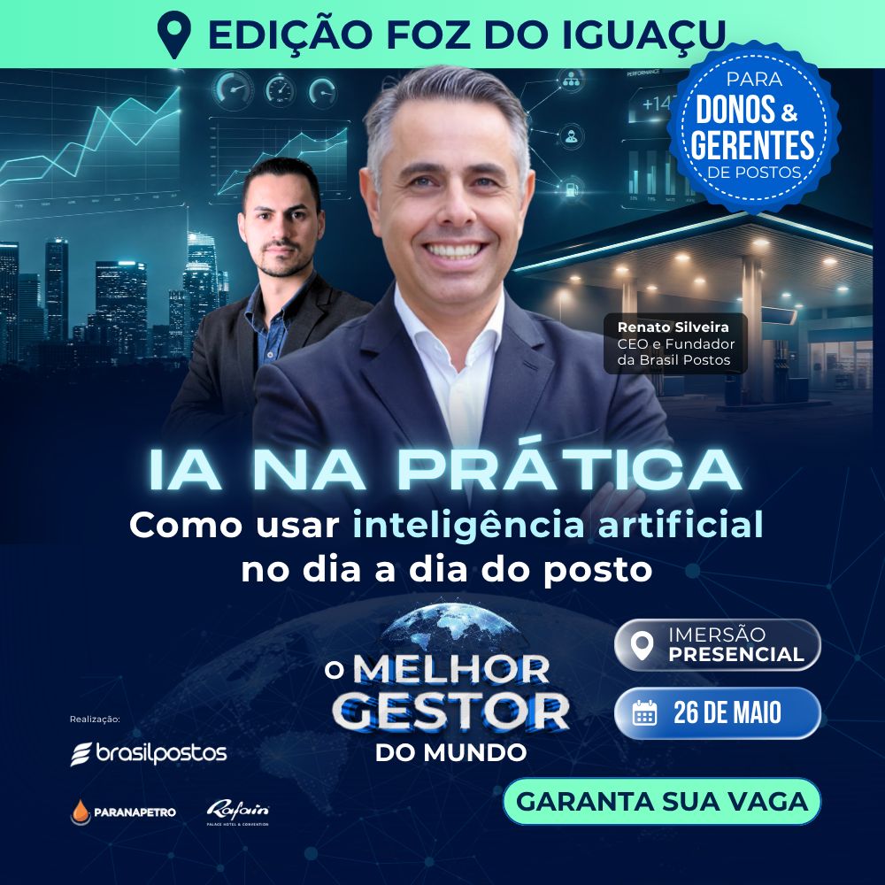 Treinamento “O Melhor Gerente do Mundo” chega a Foz do Iguaçu com módulo de IA e promete nova imersão de alto impacto