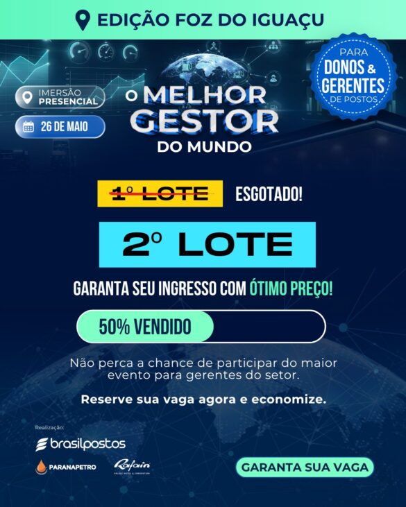 PENÚLTIMO LOTE ABERTO: Treinamento “O Melhor Gerente do Mundo” chega a Foz do Iguaçu com módulo de IA e promete nova imersão de alto impacto