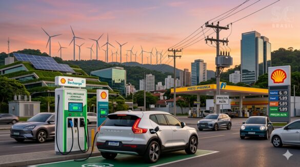 Carros elétricos avançam com impulso da alta dos combustíveis