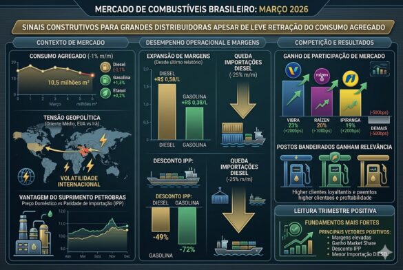 Distribuidoras de combustíveis ampliam margens e participação