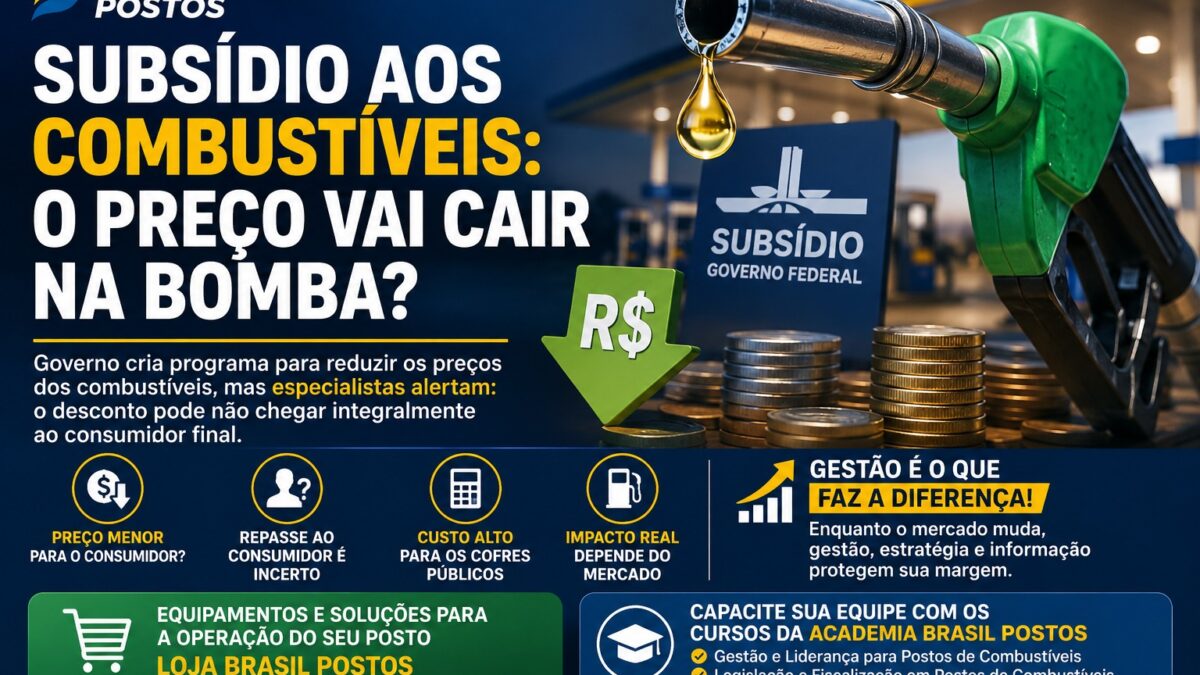 Novo subsídio levanta dúvidas no mercado de combustíveis: o preço vai cair na bomba?