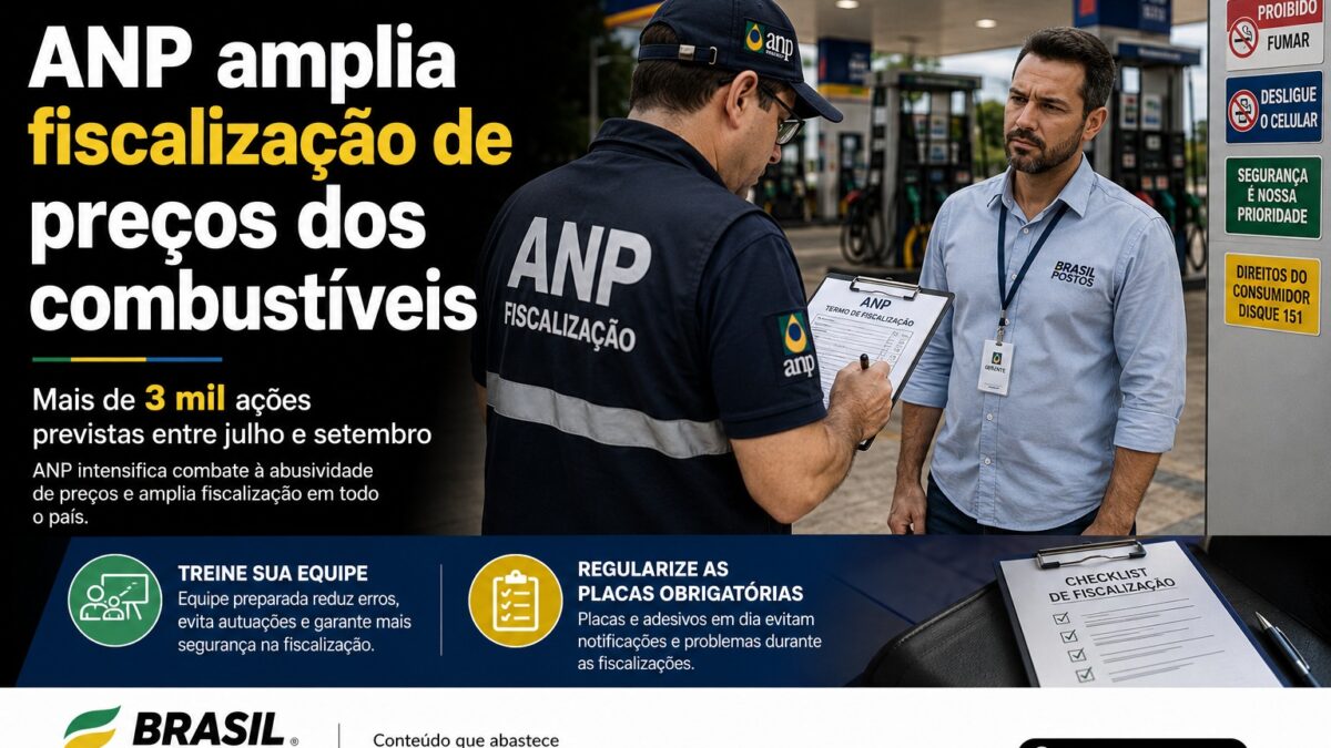 ANP amplia fiscalização de preços dos combustíveis e acende alerta para os postos