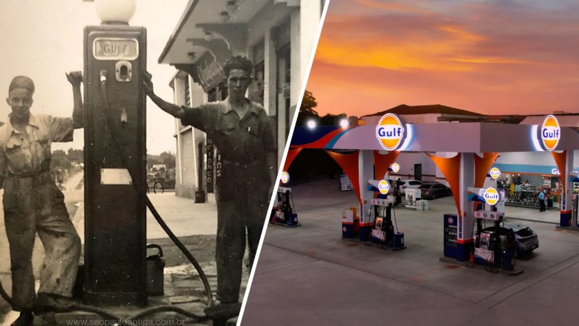 O primeiro posto de gasolina do mundo abriu em 1913 e definiu o setor