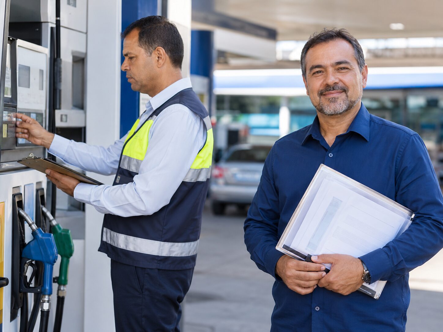 Gestor de posto preparado para a fiscalização