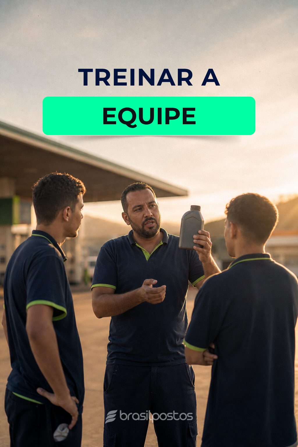 Treinar a Equipe na Venda de Óleo