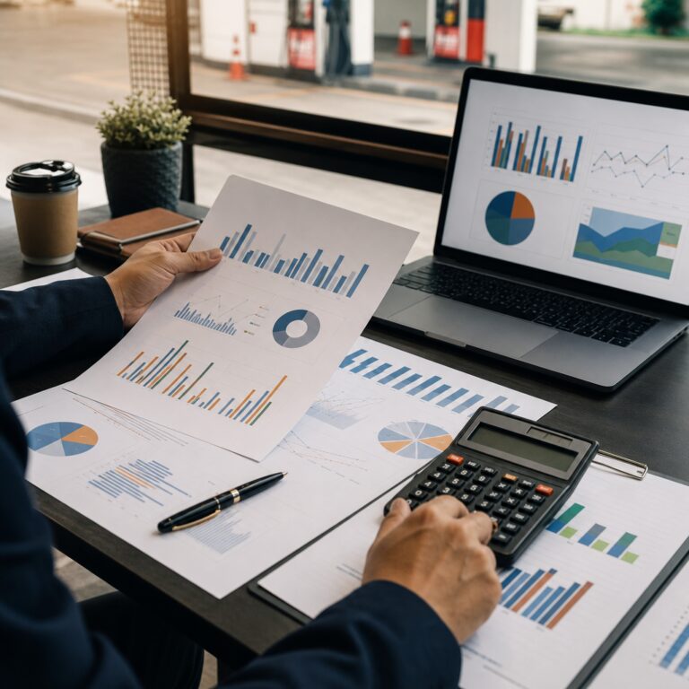 Dica de gestão: os 4 números que todo dono de posto deveria olhar toda semana