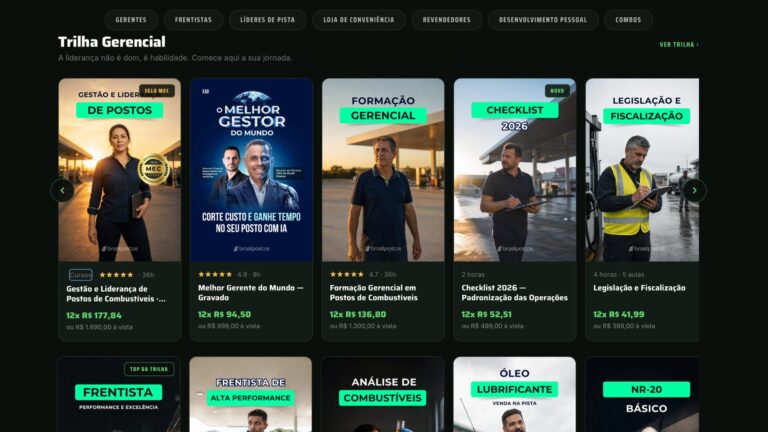 A “Netflix do posto” chegou: a nova página de cursos da Brasil Postos