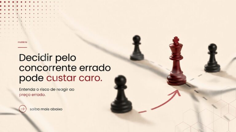 Quando baixar preço vira erro: o risco de reagir ao concorrente errado