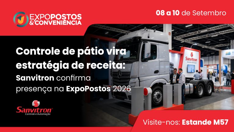 Controle de pátio vira estratégia de receita: Sanvitron confirma presença na ExpoPostos