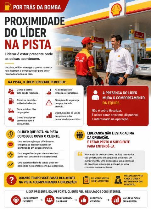 Líder de Pista pode ser peça-chave para melhorar a gestão dos postos de combustíveis