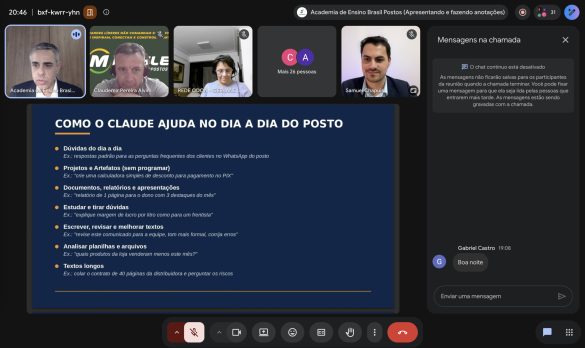 Brasil Postos inicia curso online Gestor de Posto com IA com foco em aplicação prática na revenda