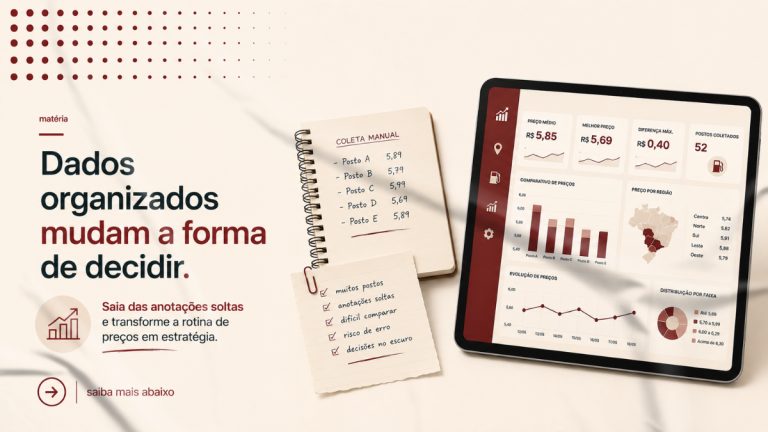 Da coleta manual ao painel: como profissionalizar a rotina de preços