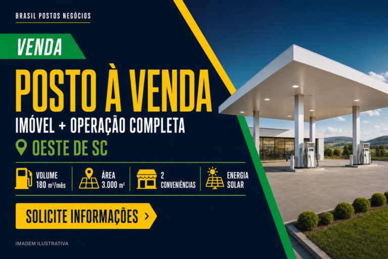 Posto com imóvel próprio à venda no Oeste de Santa Catarina