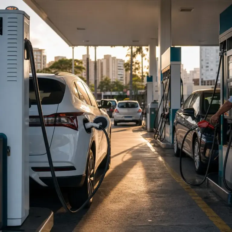 Eletrificados batem 23,3% das vendas e consumo de gasolina e diesel continua subindo